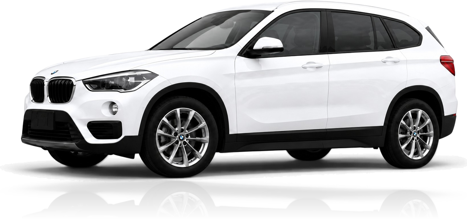 Белый BMW X1